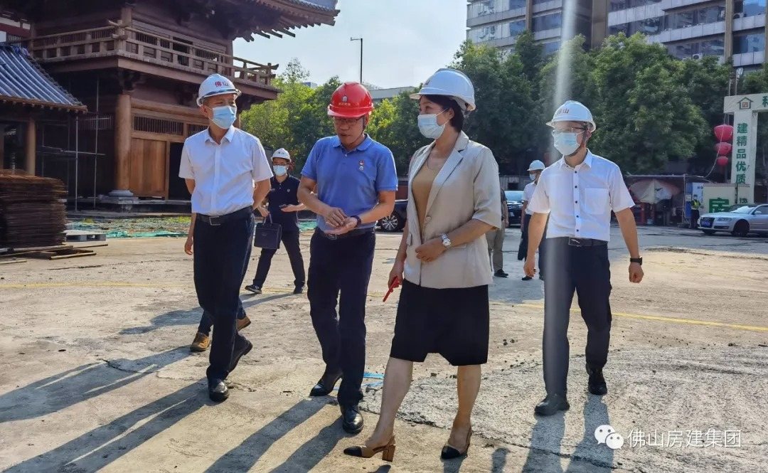 區(qū)委書記、區(qū)長(zhǎng)嚴(yán)冰親臨現(xiàn)場(chǎng)督導(dǎo)——仁壽寺項(xiàng)目再度復(fù)工